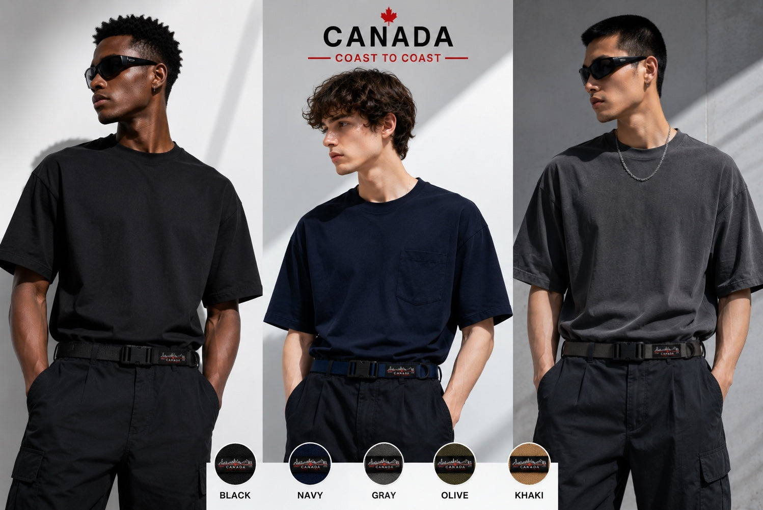 CANADA Coast To Coast Utility Belt | Adjustable Outdoor Web Belt
