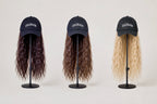 Cap Wig with Loose Water Curl Mermaid Wave | Colorado Baseball Black Cap Edition