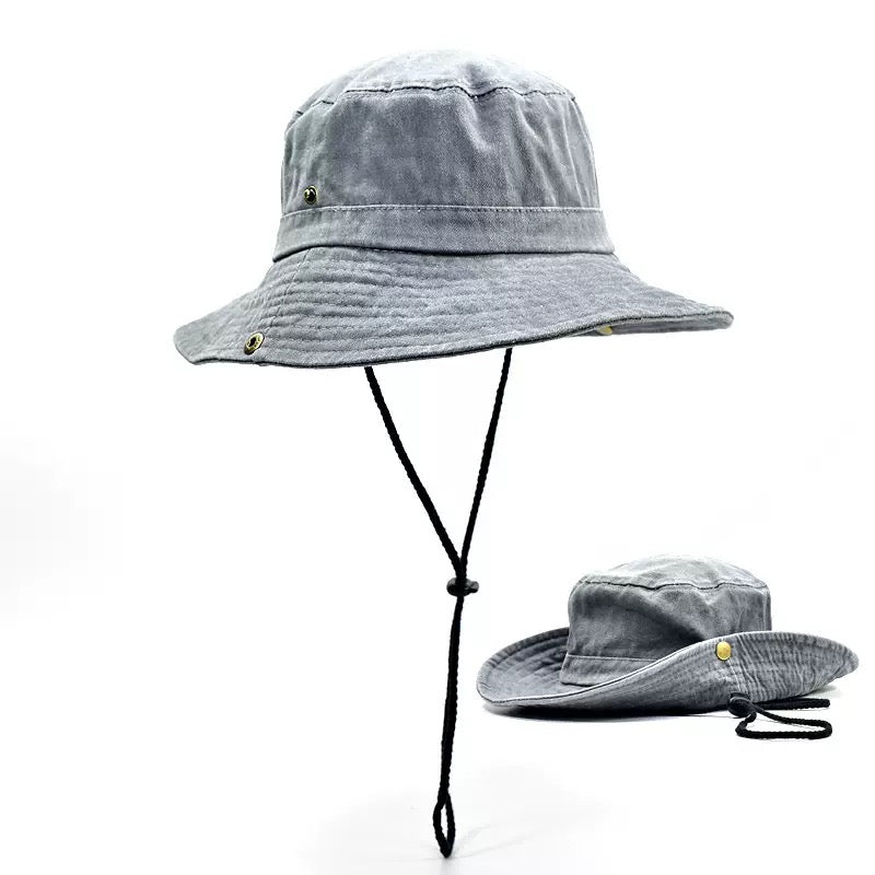 INTO TRUE NORTH - Washed Cotton Outdoor Side Snap Boonie Hat