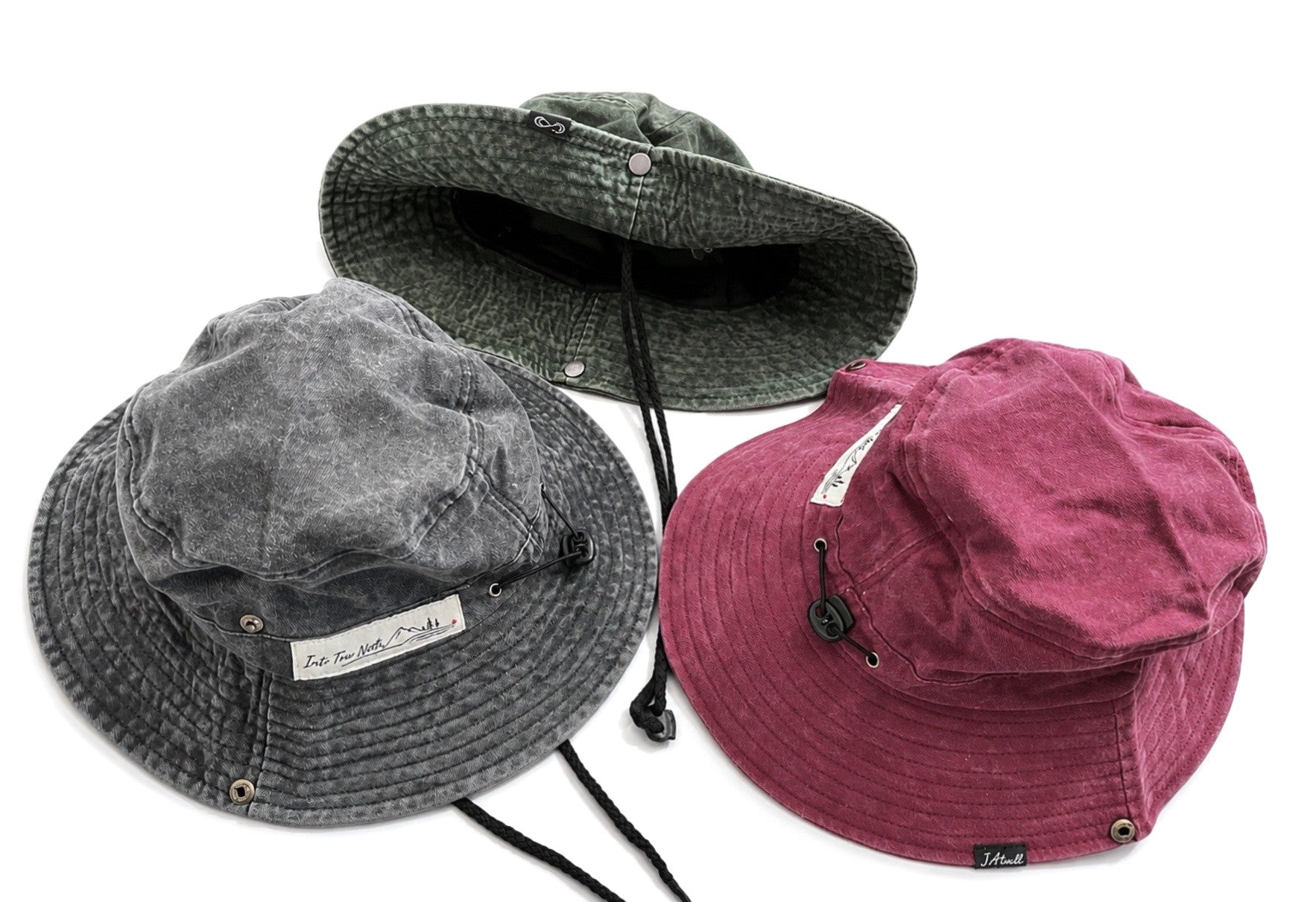 INTO TRUE NORTH - Washed Cotton Outdoor Side Snap Boonie Hat