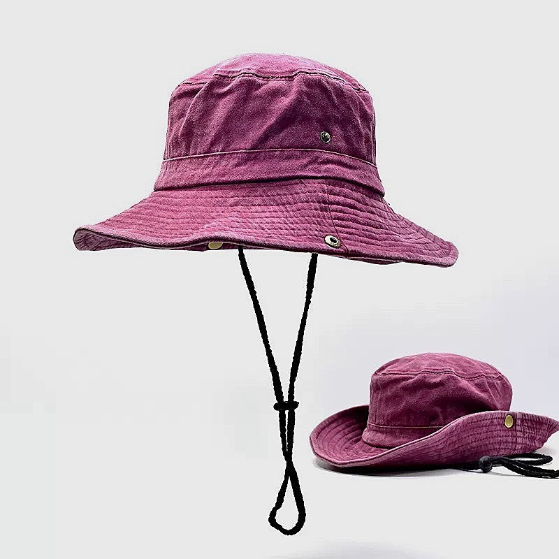 INTO TRUE NORTH - Washed Cotton Outdoor Side Snap Boonie Hat