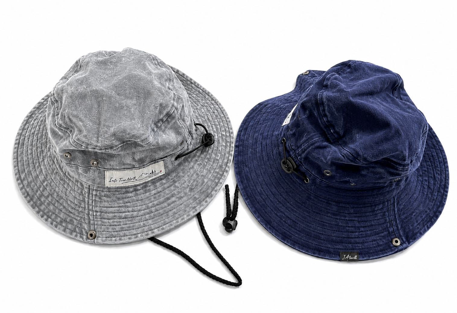 INTO TRUE NORTH - Washed Cotton Outdoor Side Snap Boonie Hat