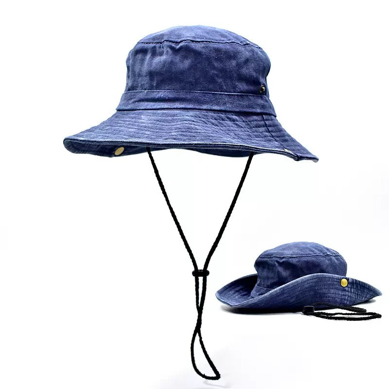 INTO TRUE NORTH - Washed Cotton Outdoor Side Snap Boonie Hat