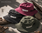 INTO TRUE NORTH - Washed Cotton Outdoor Side Snap Boonie Hat