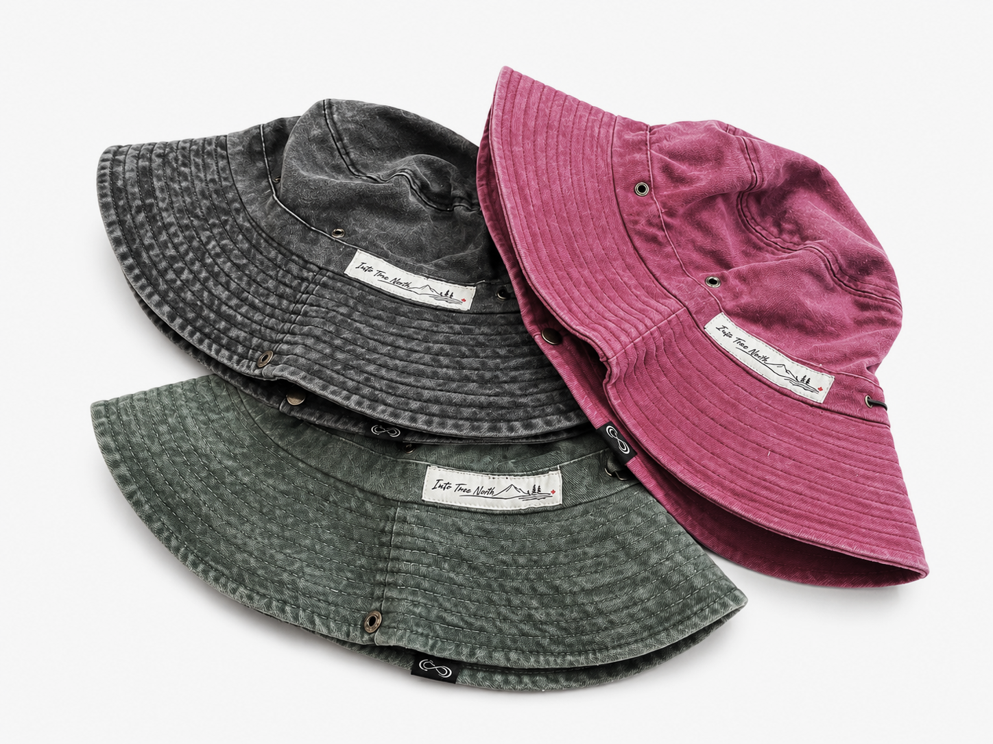 INTO TRUE NORTH - Washed Cotton Outdoor Side Snap Boonie Hat