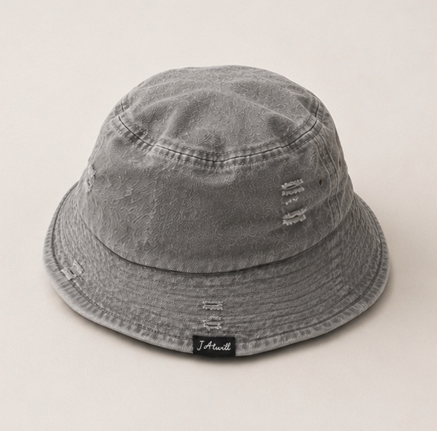 Weathered Terrain Bucket Hat | Washed Cotton Outdoor Hat