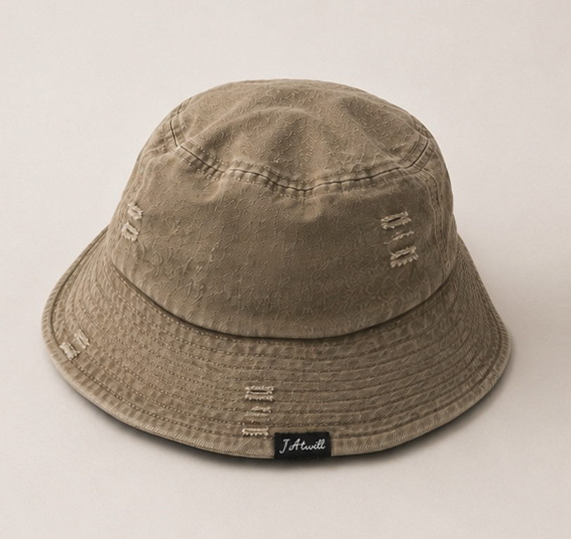 Weathered Terrain Bucket Hat | Washed Cotton Outdoor Hat