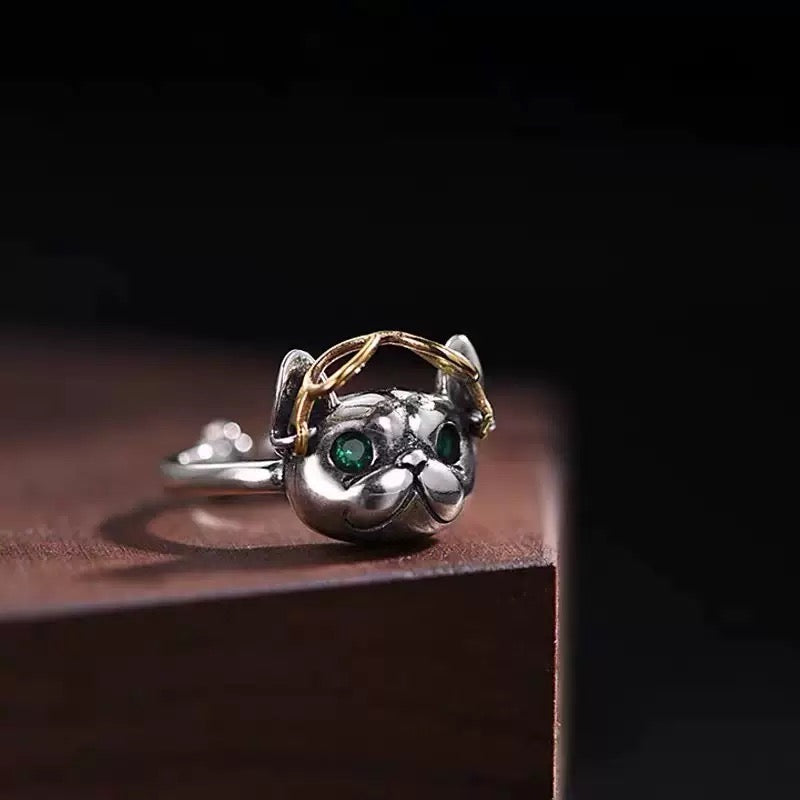 Iron Companion | French Bulldog Adjustable Ring
