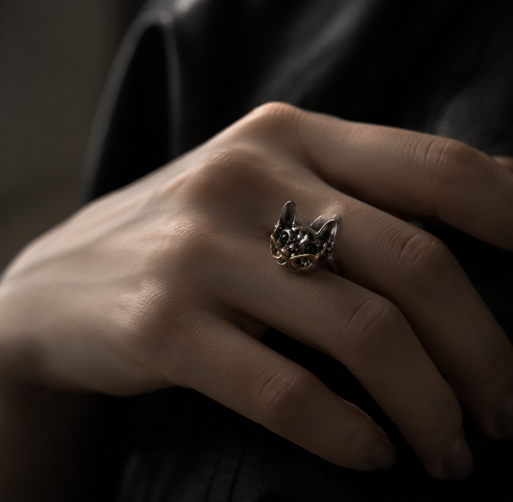 Iron Companion | French Bulldog Adjustable Ring