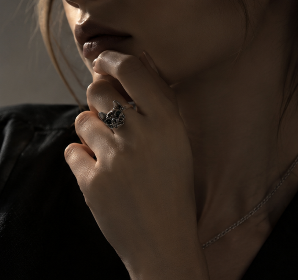 Iron Companion | French Bulldog Adjustable Ring