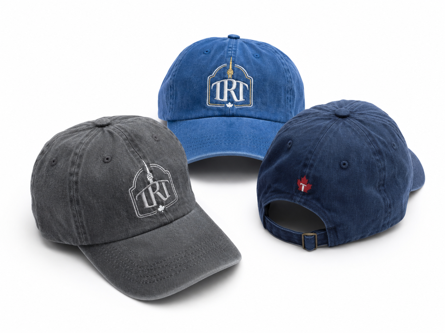 Vintage Toronto Washed Cotton Baseball Cap - TRT Dad Hat