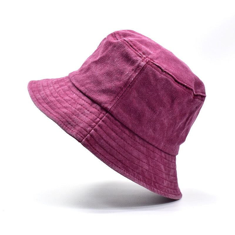 Washed Terrain Bucket Hat | Garment Dyed Cotton Bucket Hat