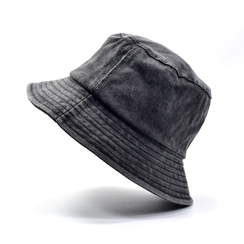 Washed Terrain Bucket Hat | Garment Dyed Cotton Bucket Hat