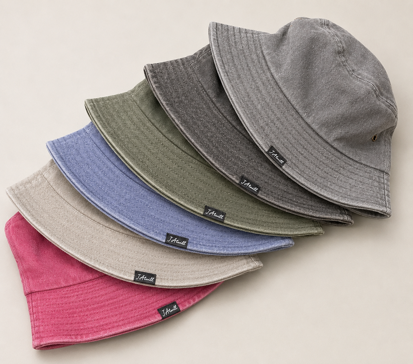 Washed Terrain Bucket Hat | Garment Dyed Cotton Bucket Hat