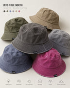 Washed Terrain Bucket Hat | Garment Dyed Cotton Bucket Hat