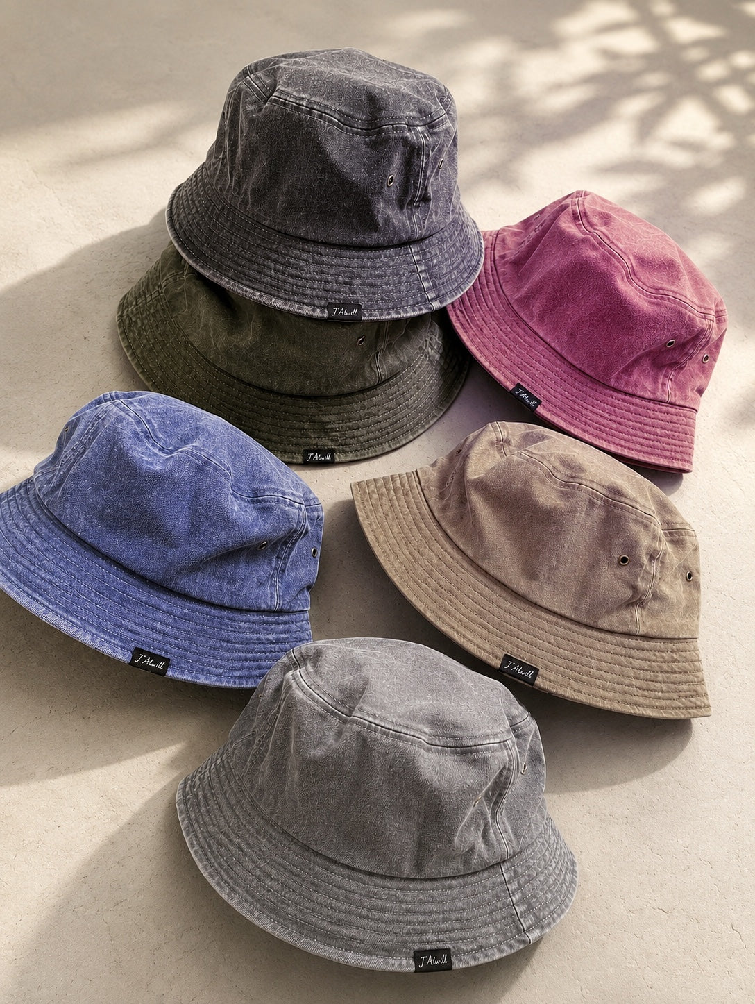 Washed Terrain Bucket Hat | Garment Dyed Cotton Bucket Hat